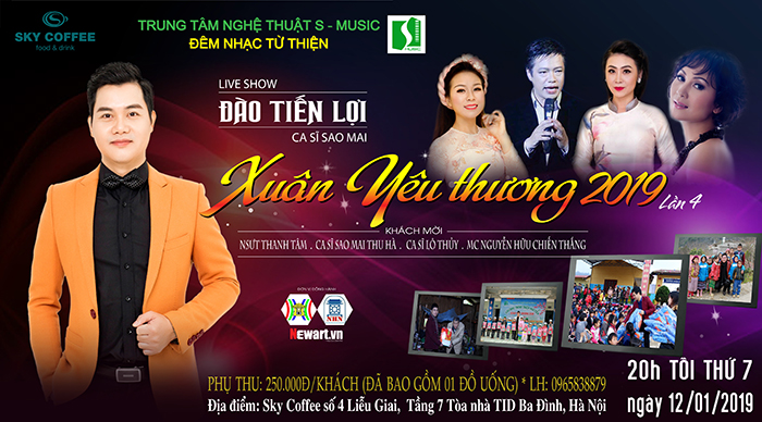Liveshow "Xuân yêu thương 2019" Lần 4 Ca sĩ Sao Mai Đào Tiến Lợi